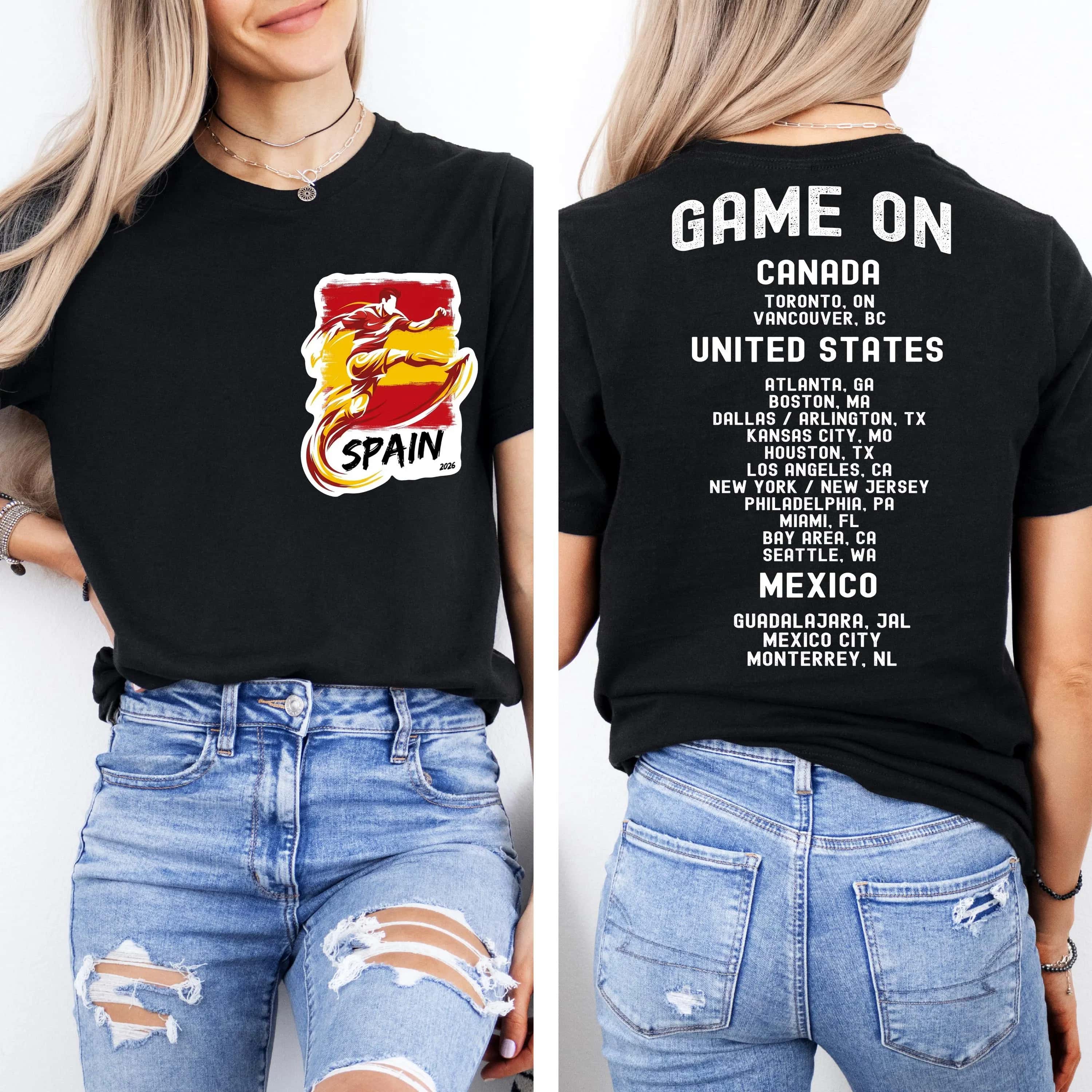 Summer Clothing In Spanish - 2026 New Summer Spanish Football T-shirt