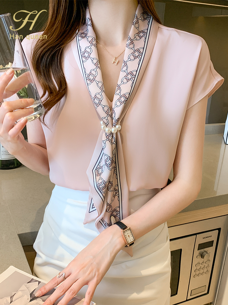 Summer Clothing H&M - Lace-Up Tops Casual Korean OL Style