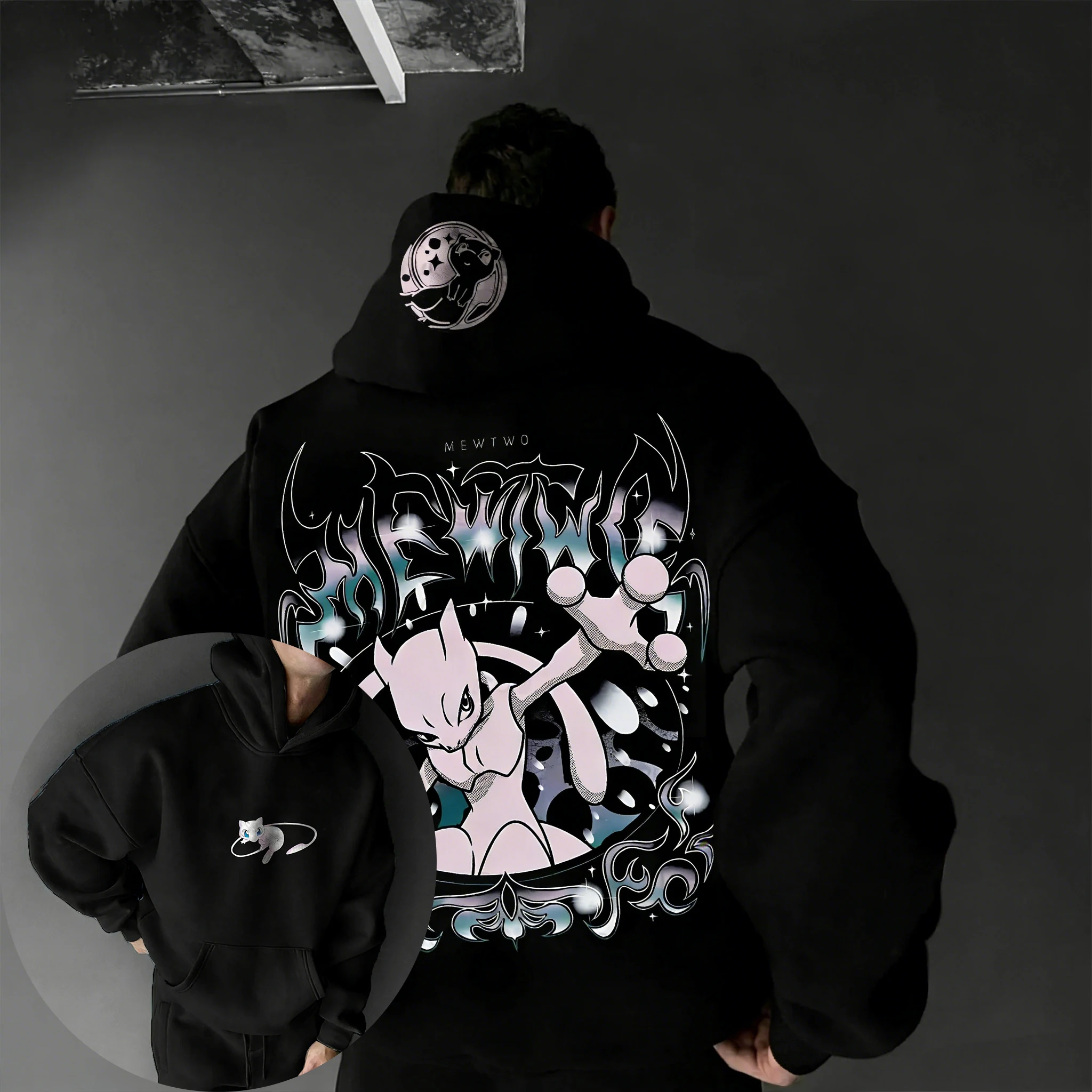 Summer Games Clothing - 2026 Pokémon Game Creative Mewtwo Printed