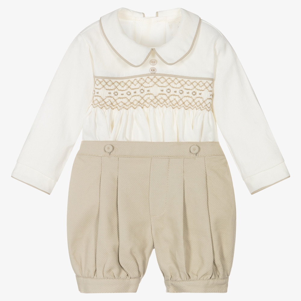 Summer Clothing In Spanish - Spanish Baby Boy Hand-Smocked Clothing Sets