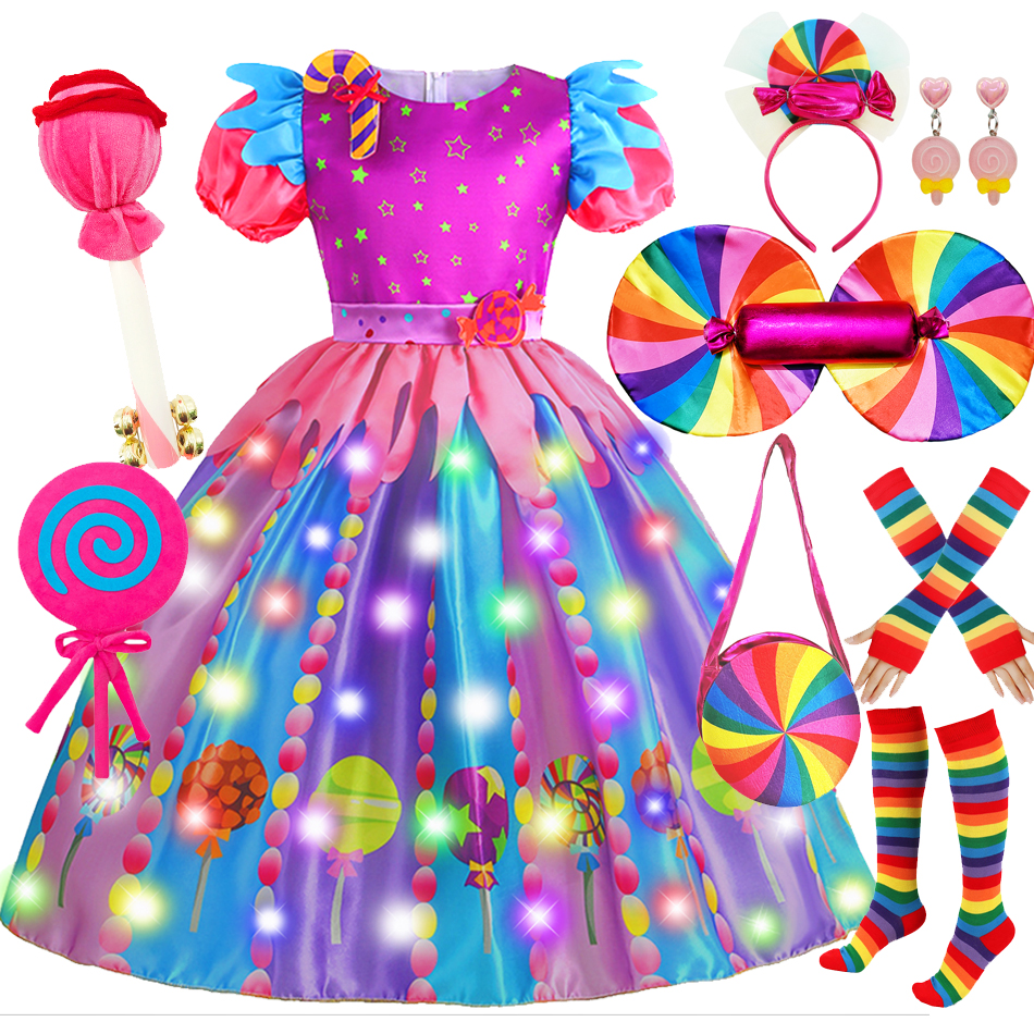 Summer Dresses Yours Clothing - Purim Festival Kids Sweet Lollipop Candy