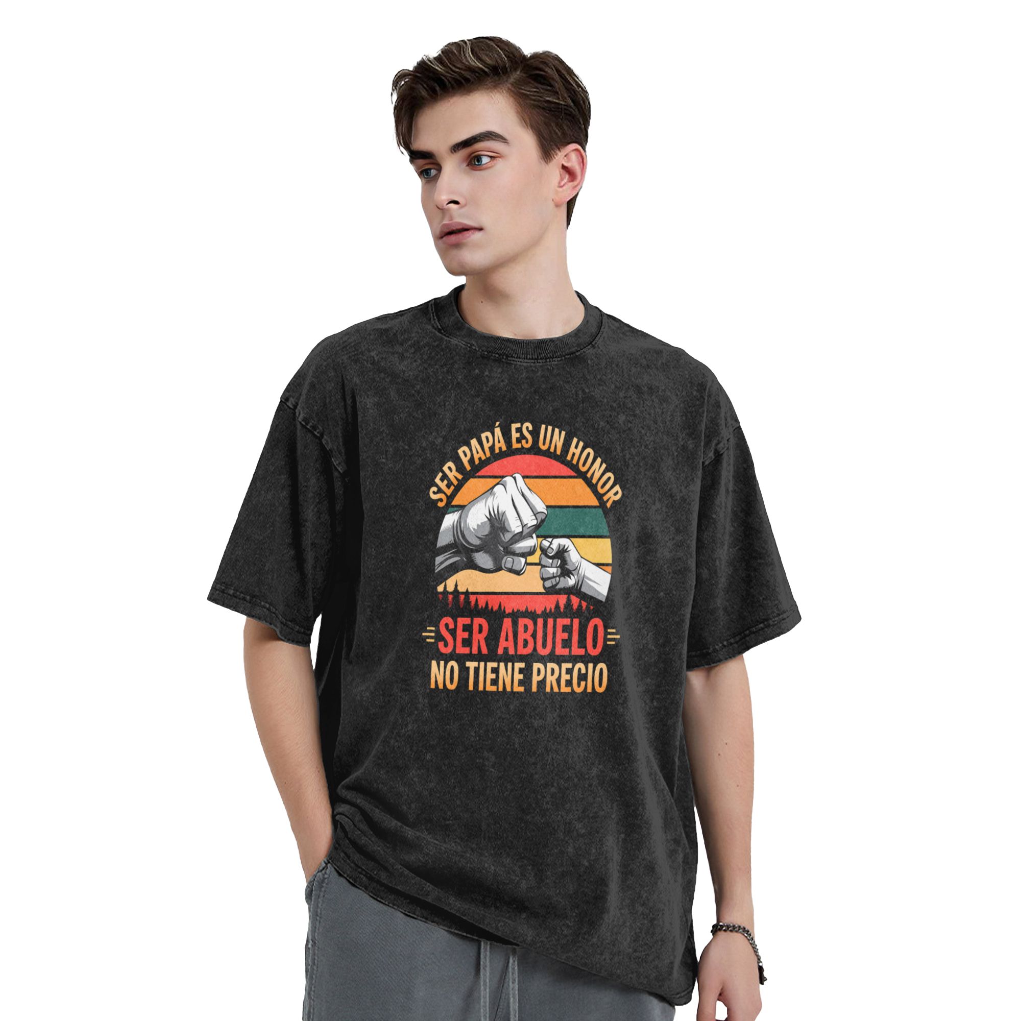 Summer Clothing In Spanish - Couple T Shirt Ser Papa Es