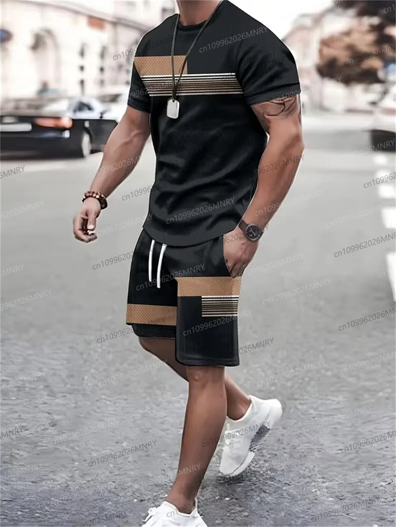 New summer men's sportswear sh – Summer Clothing Beach recenzja i cena