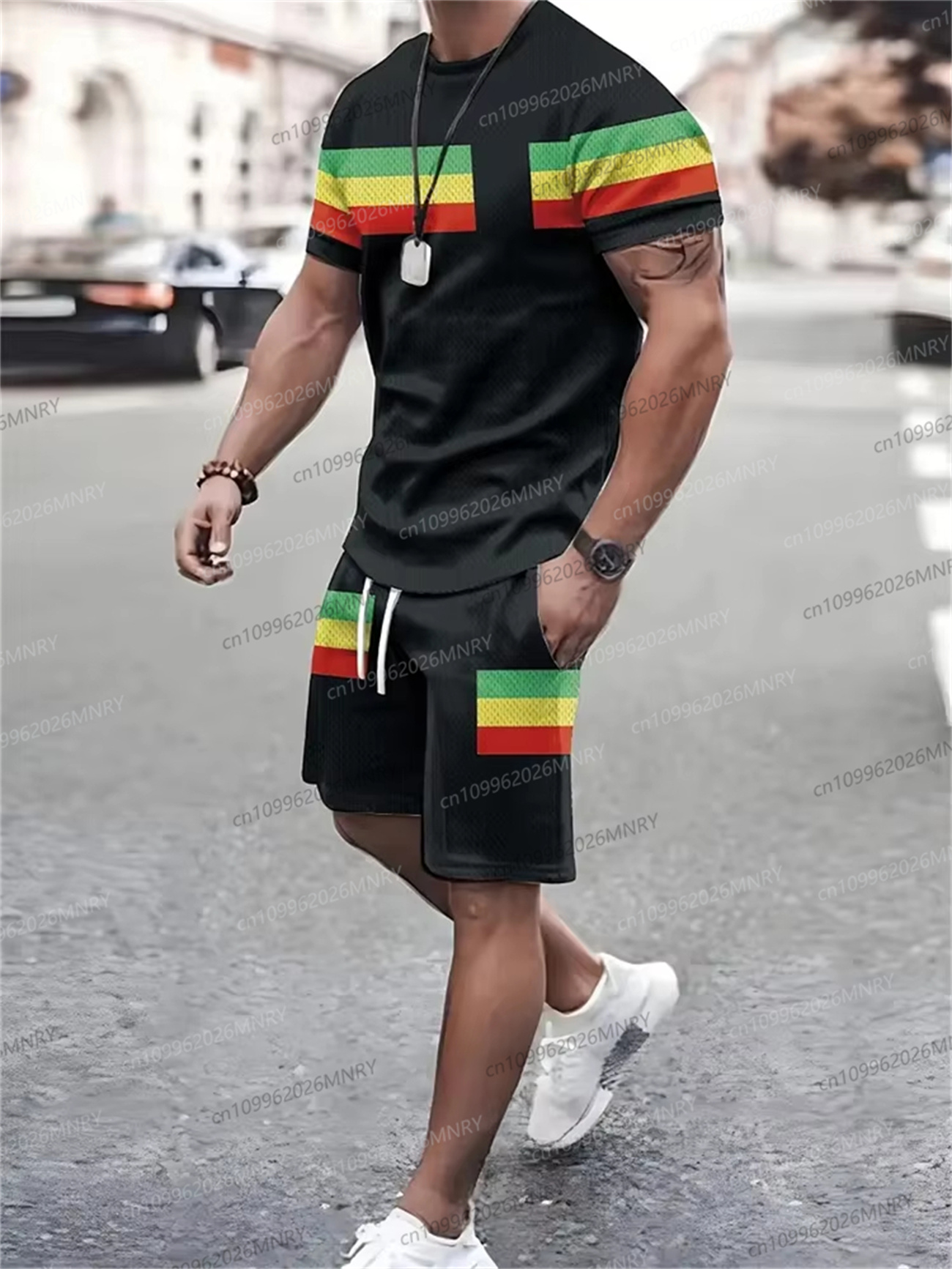 New summer men's sportswear sh – Summer Clothing Beach recenzja i cena