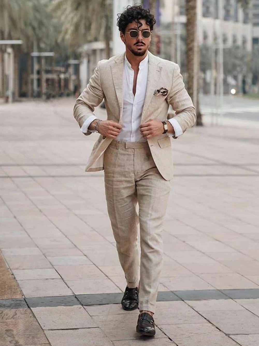 Summer Beach Business Linen Me – Summer Clothing Men Linen recenzja i cena
