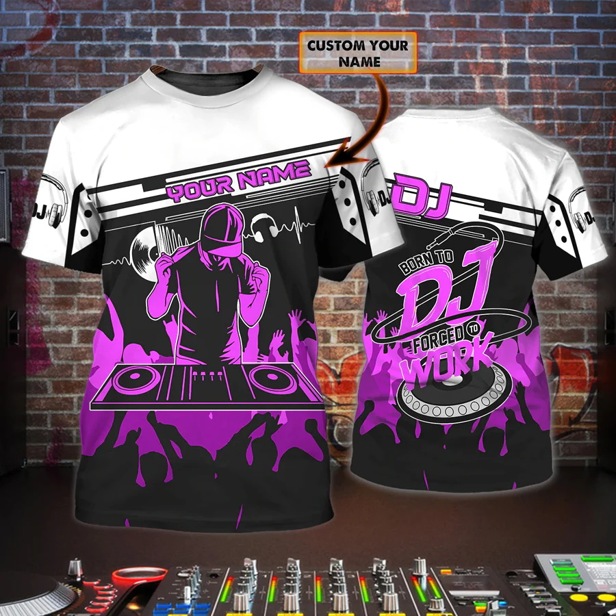 Newest Summer Men's T-shirt DJ – Summer Clothing Name recenzja i cena