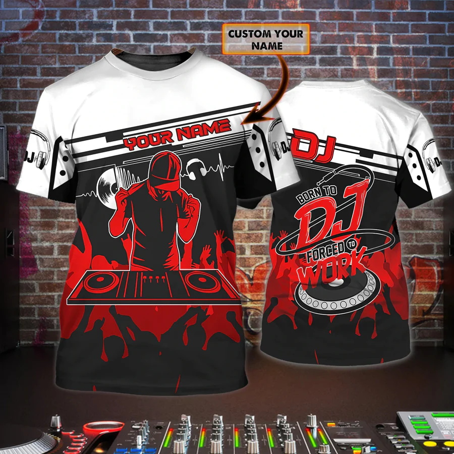 Newest Summer Men's T-shirt DJ – Summer Clothing Name recenzja i cena