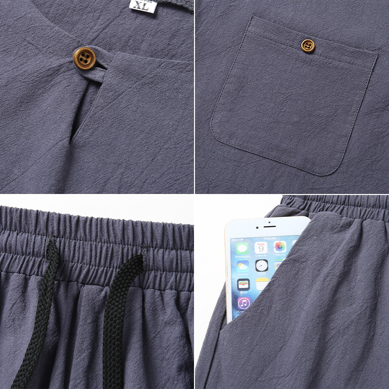High-quality fashionable men's – Summer Clothing Men Linen recenzja i cena