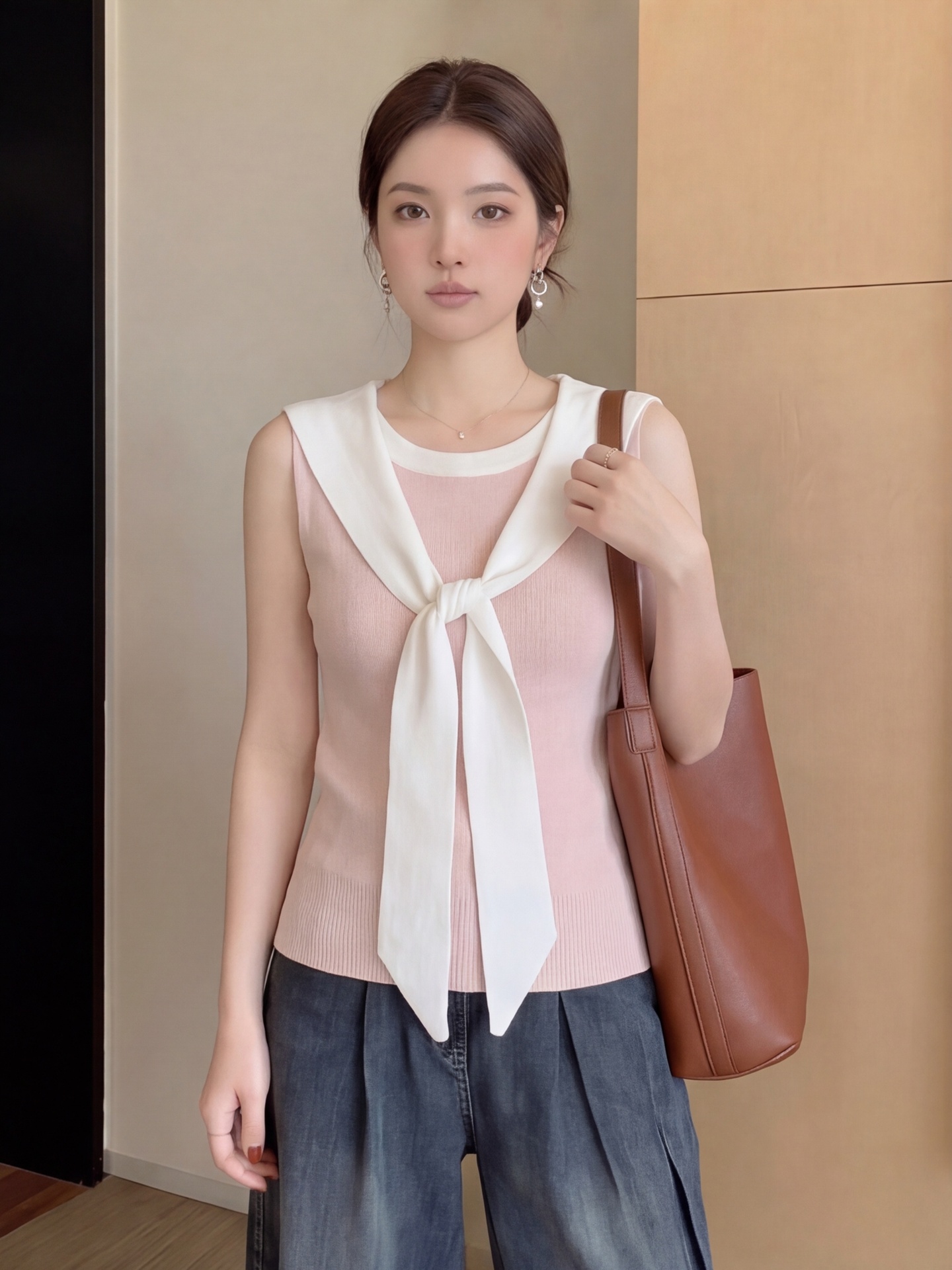 Dopamine Pink Navy Necktie Ves – Summer Clothing Old Navy recenzja i cena