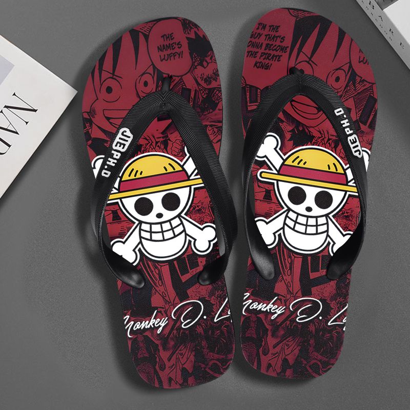 New One Piece anime flip-flops – Summer Clothing Gifts recenzja i cena