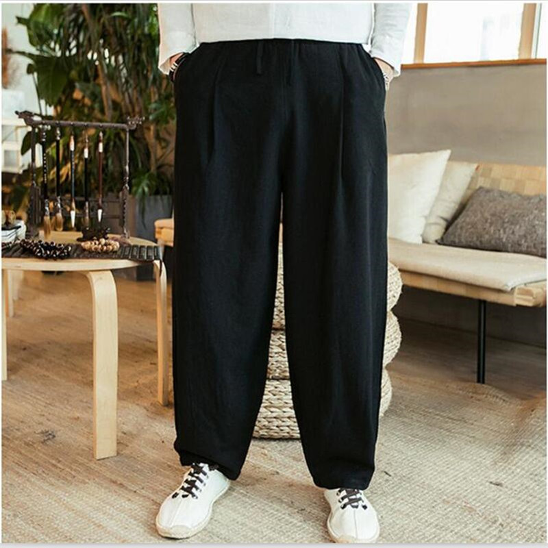 Large Size 6XL 7XL Men's Wide  – Summer Clothing Men Linen recenzja i cena