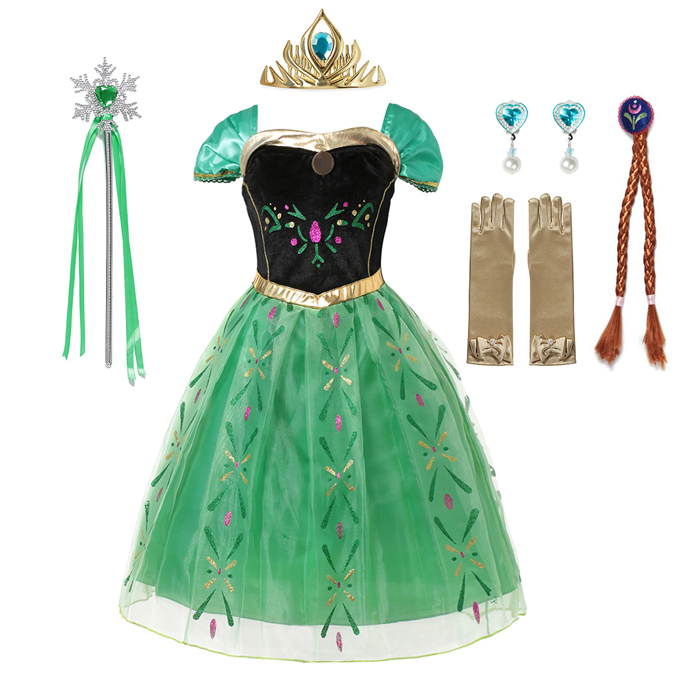 Anna Costume For Kids Girl Fan – Summer Dresses Yours Clothing recenzja i cena