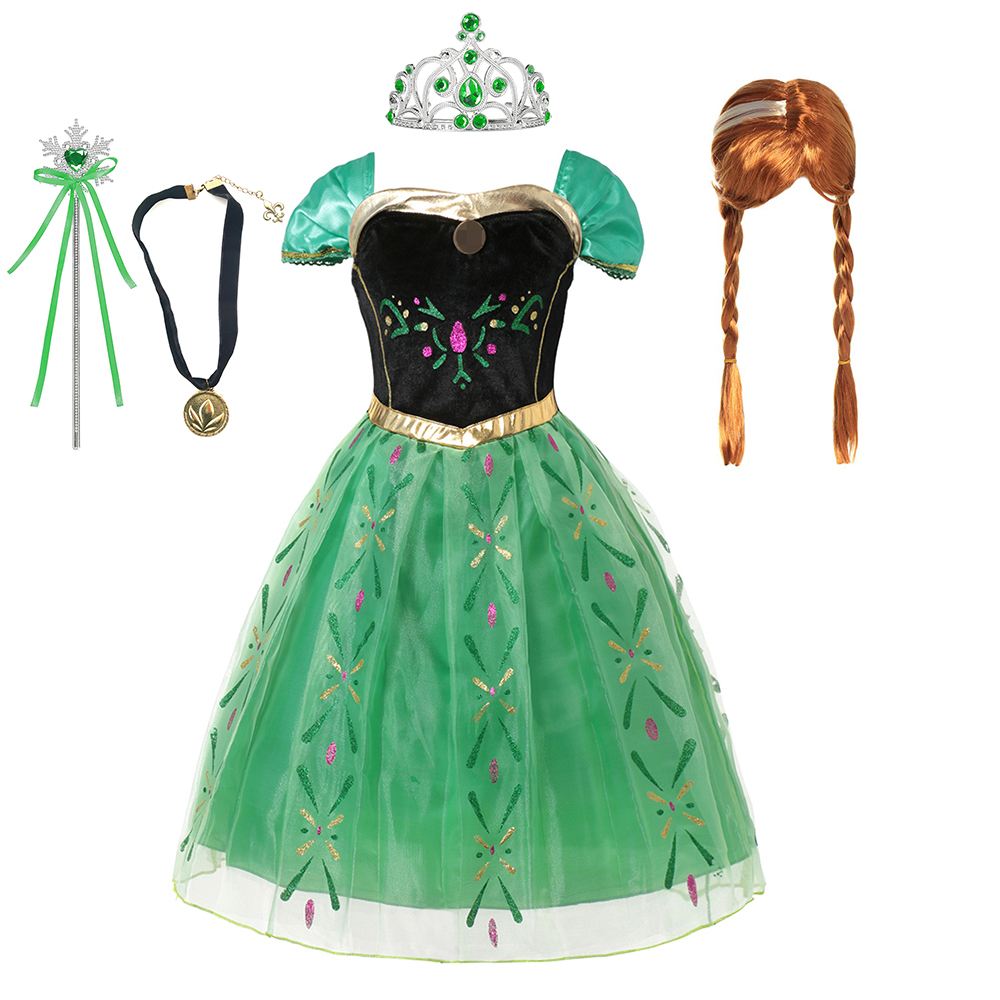 Anna Costume For Kids Girl Fan – Summer Dresses Yours Clothing recenzja i cena