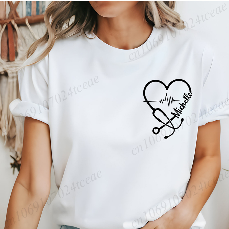 Custom Nurse Personalized Shir – Summer Clothing Name recenzja i cena