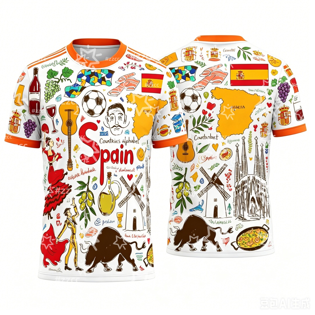 2026 Spanish football jersey S – Summer Clothing In Spanish recenzja i cena