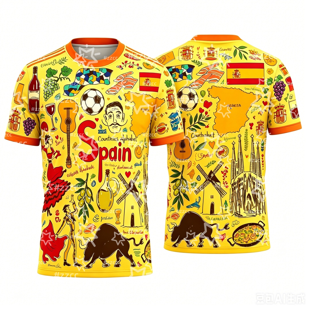 2026 Spanish football jersey S – Summer Clothing In Spanish recenzja i cena