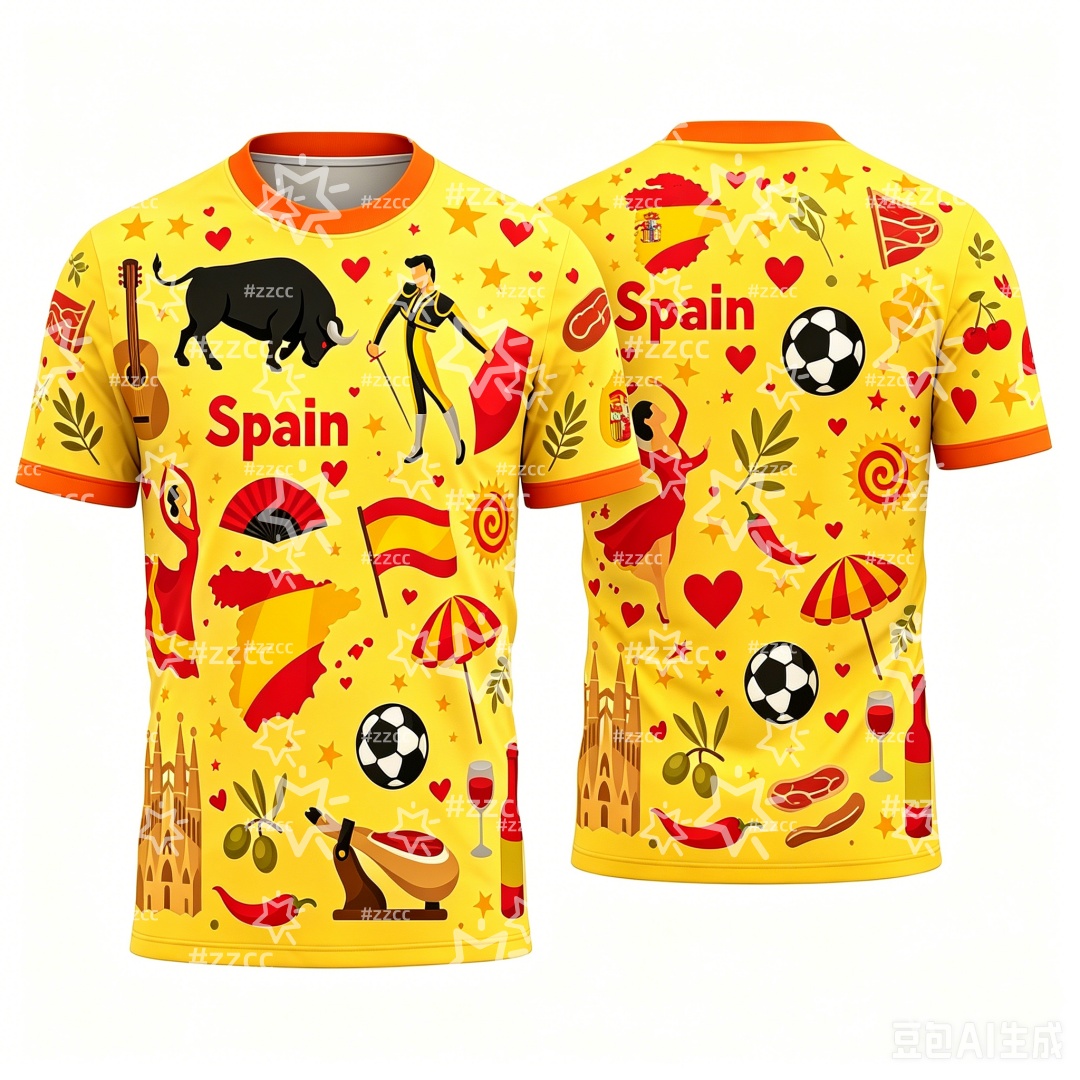 2026 Spanish football jersey S – Summer Clothing In Spanish recenzja i cena