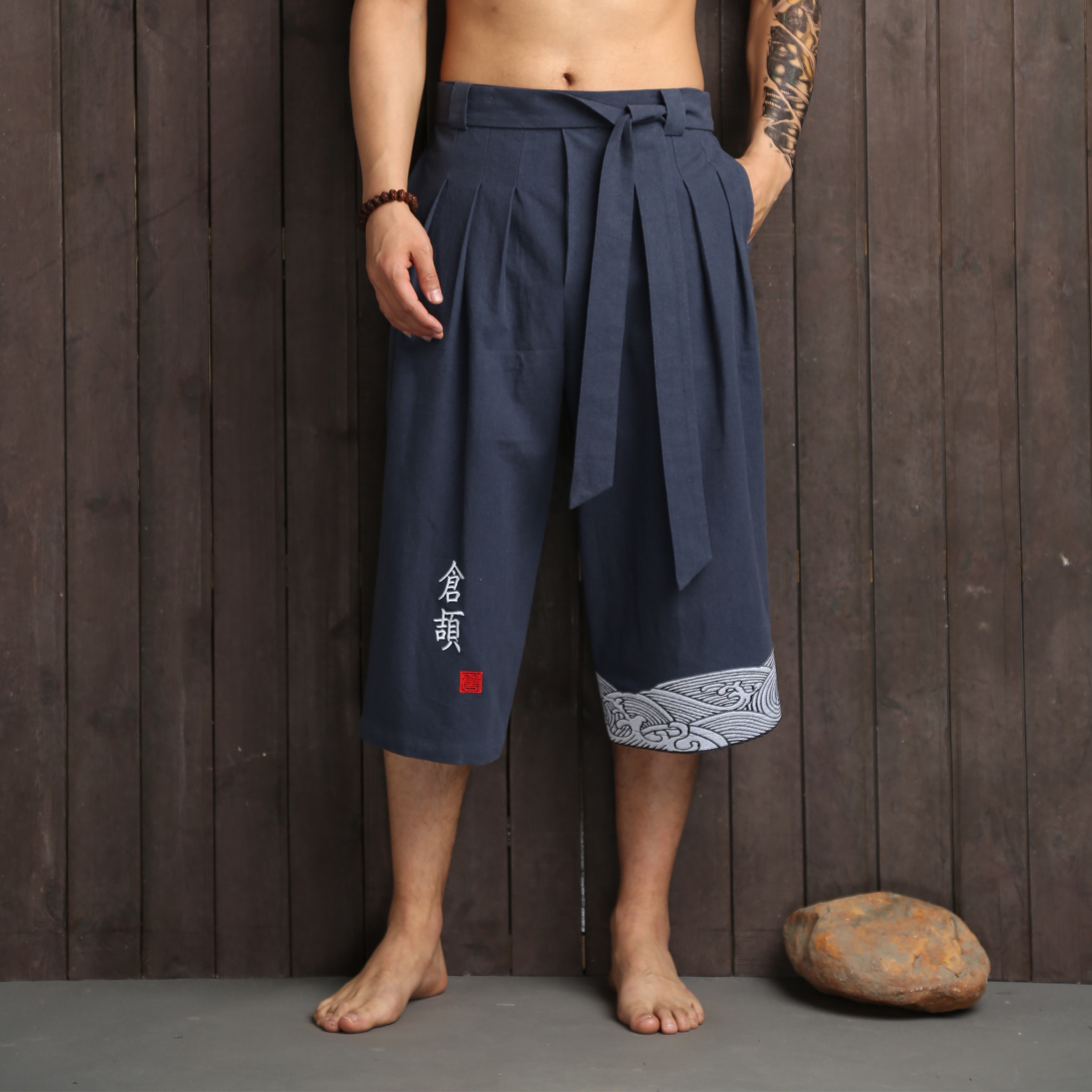 Japanese Kimono Traditional Pa – Summer Clothing Men Linen recenzja i cena
