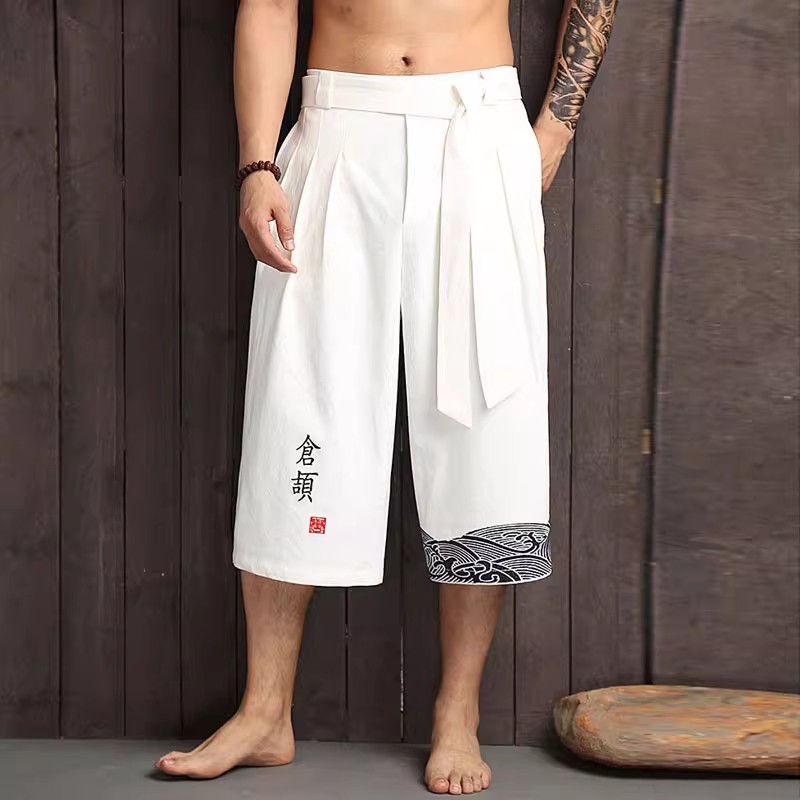 Japanese Kimono Traditional Pa – Summer Clothing Men Linen recenzja i cena