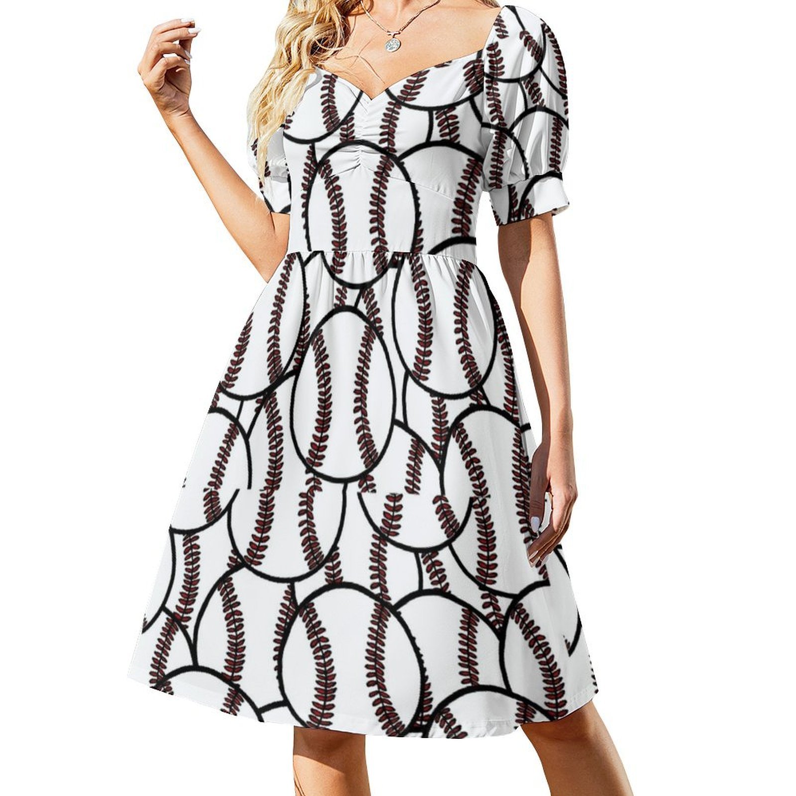 Baseball Vintage Bohemian Dres – Summer Clothing Options recenzja i cena