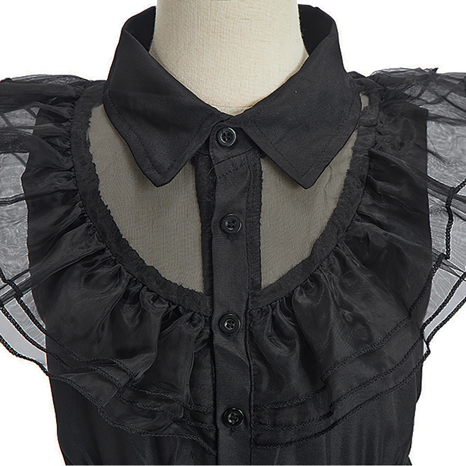 Girl Costume Kids Cosplay Blac – Summer Dresses Yours Clothing recenzja i cena