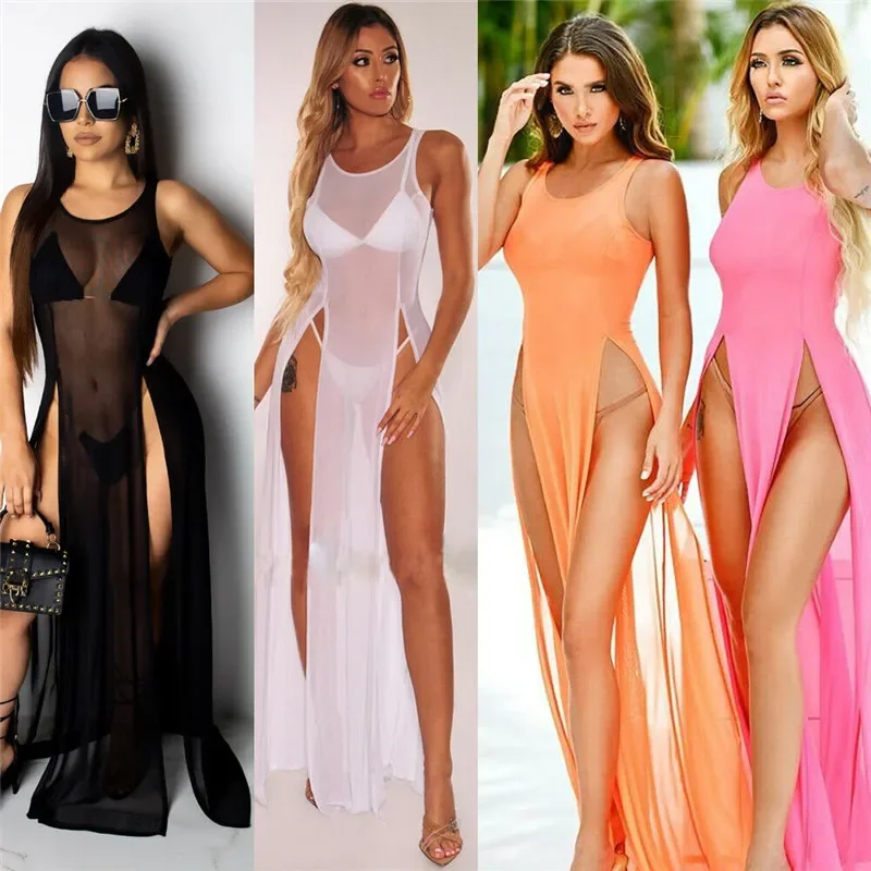 Women Sexy Long Dress Mesh She – Summer Clothing H&M recenzja i cena
