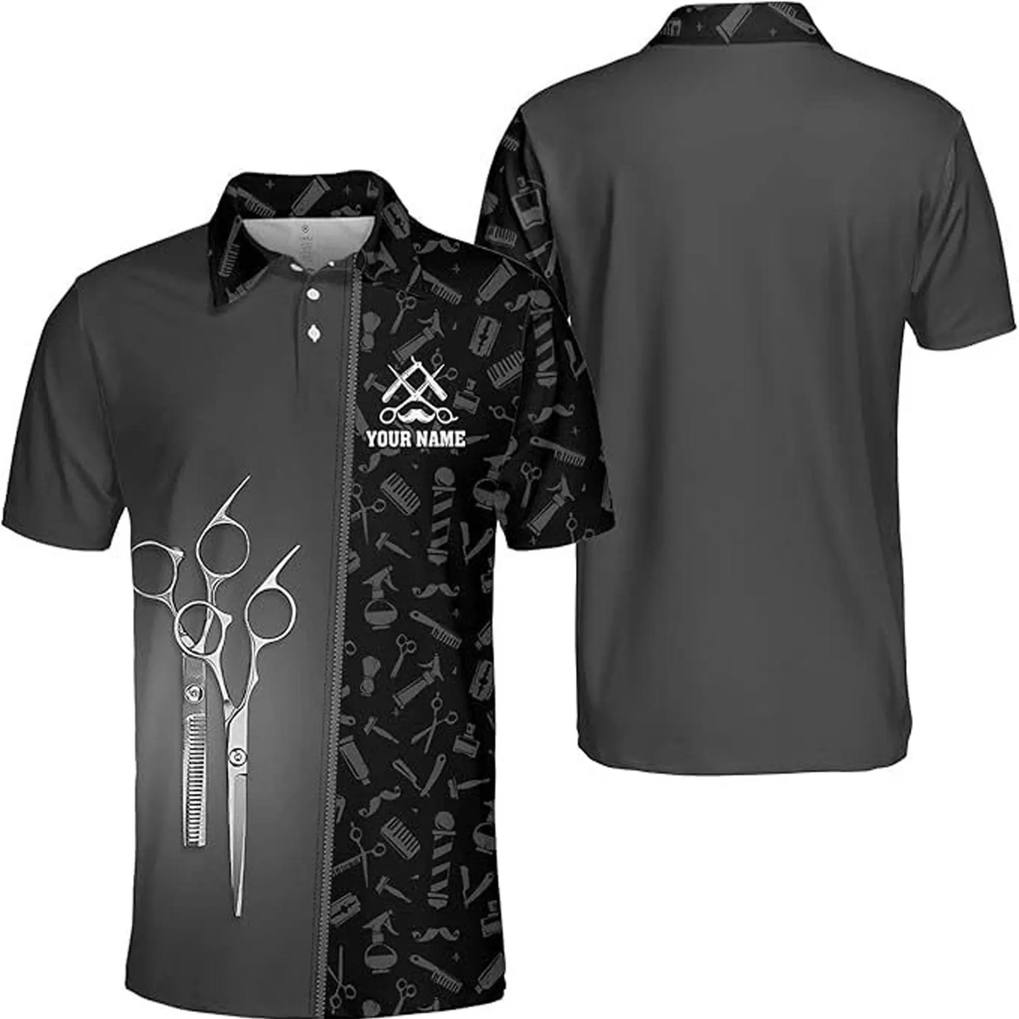 2025 Barber Short Sleeve Polo  – Summer Clothing Name recenzja i cena