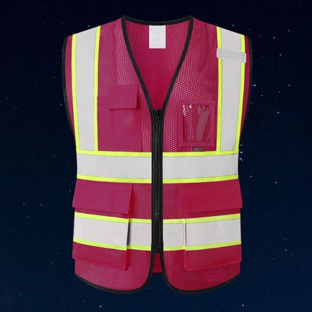 Summer Unisex Mesh Vest with P – Summer Hi Vis Clothing recenzja i cena