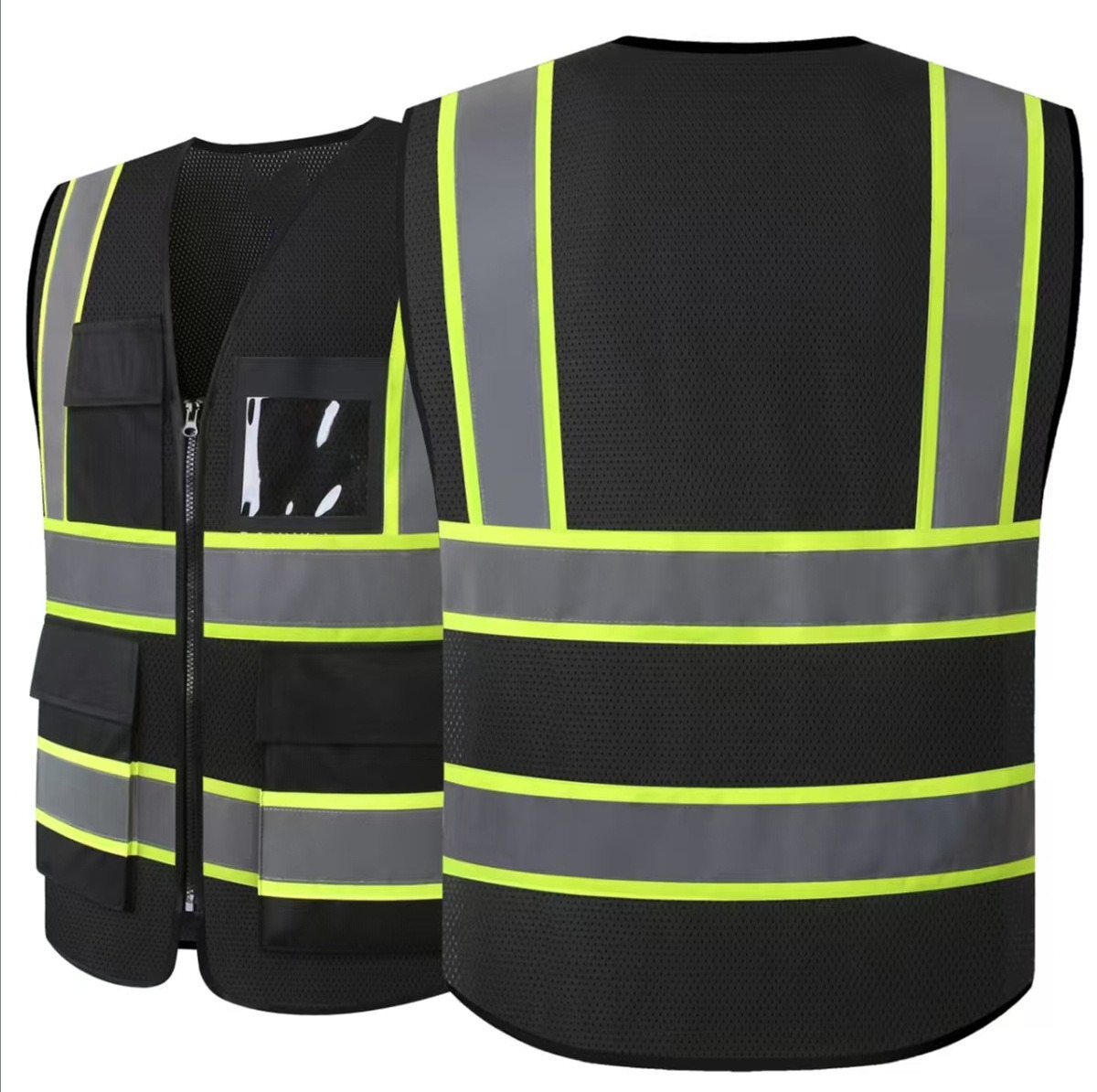 Summer Unisex Mesh Vest with P – Summer Hi Vis Clothing recenzja i cena