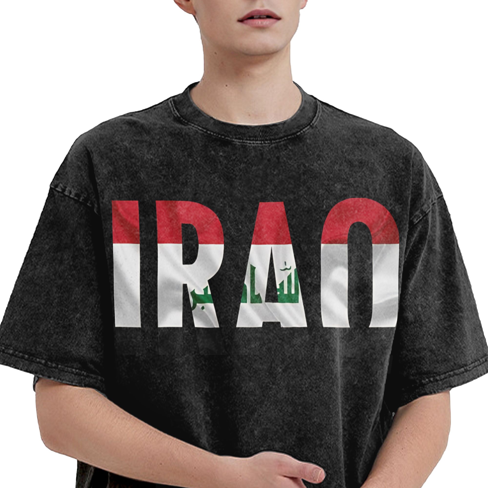IRAQ Flag Name Stylish T-Shirt – Summer Clothing Name recenzja i cena