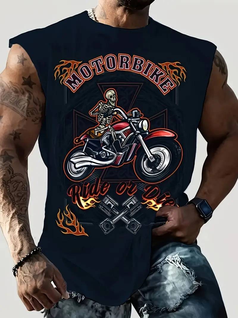 Summer New Men's Vest T-shirt  – Summer Viking Clothing recenzja i cena
