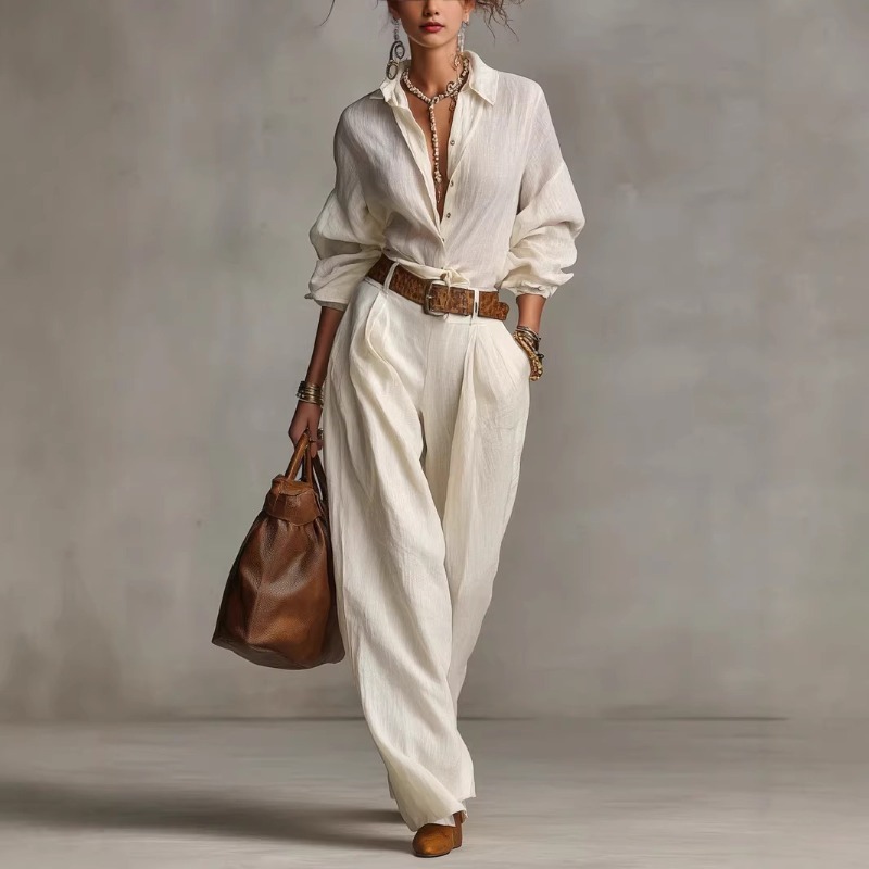 Spring Summer Temperament Soli – Summer Clothing Men Linen recenzja i cena