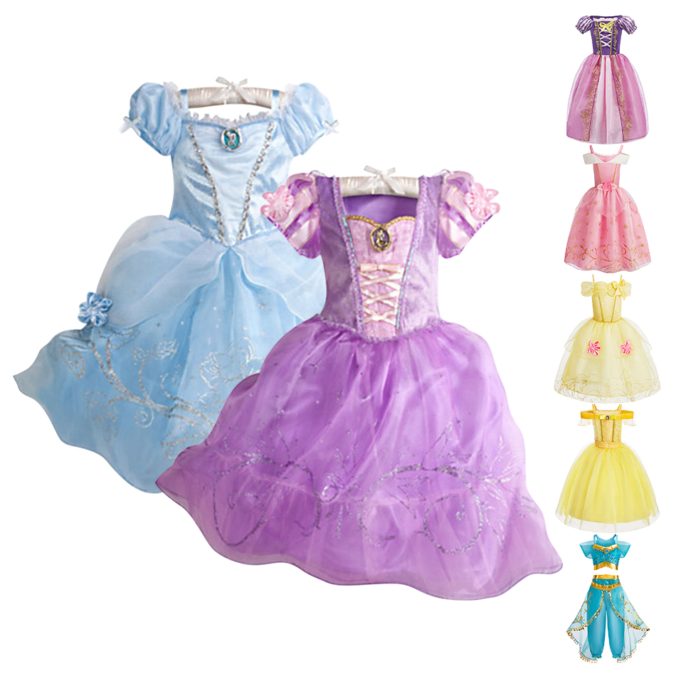 Little Girls Rapunzel Cinderel – Summer Dresses Yours Clothing recenzja i cena