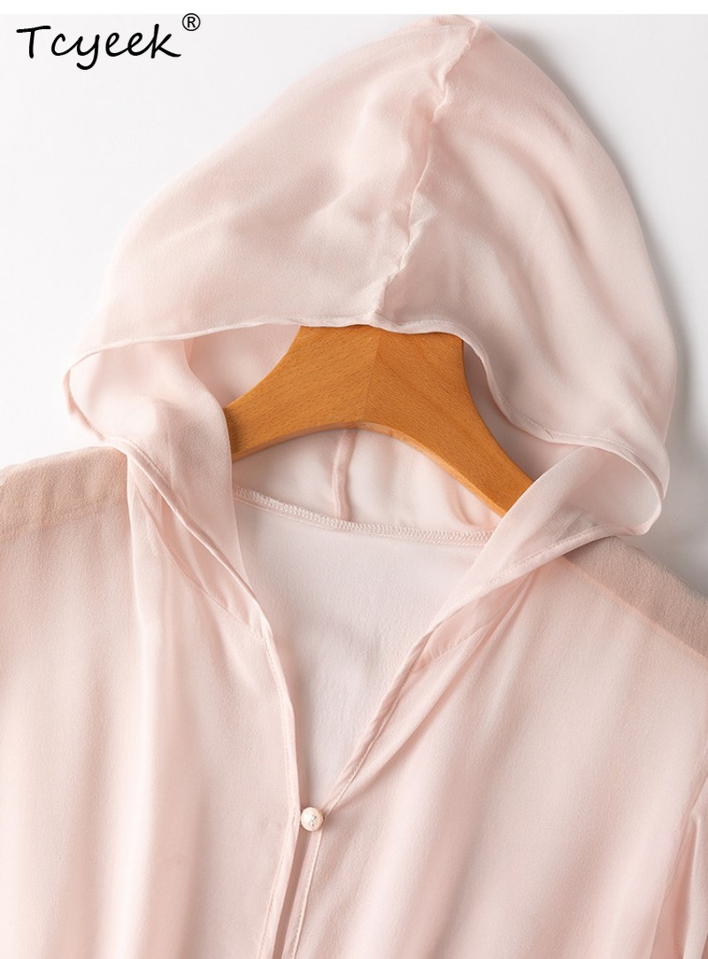 Tcyeek 100% Real Mulberry Silk – Summer Clothing Women recenzja i cena