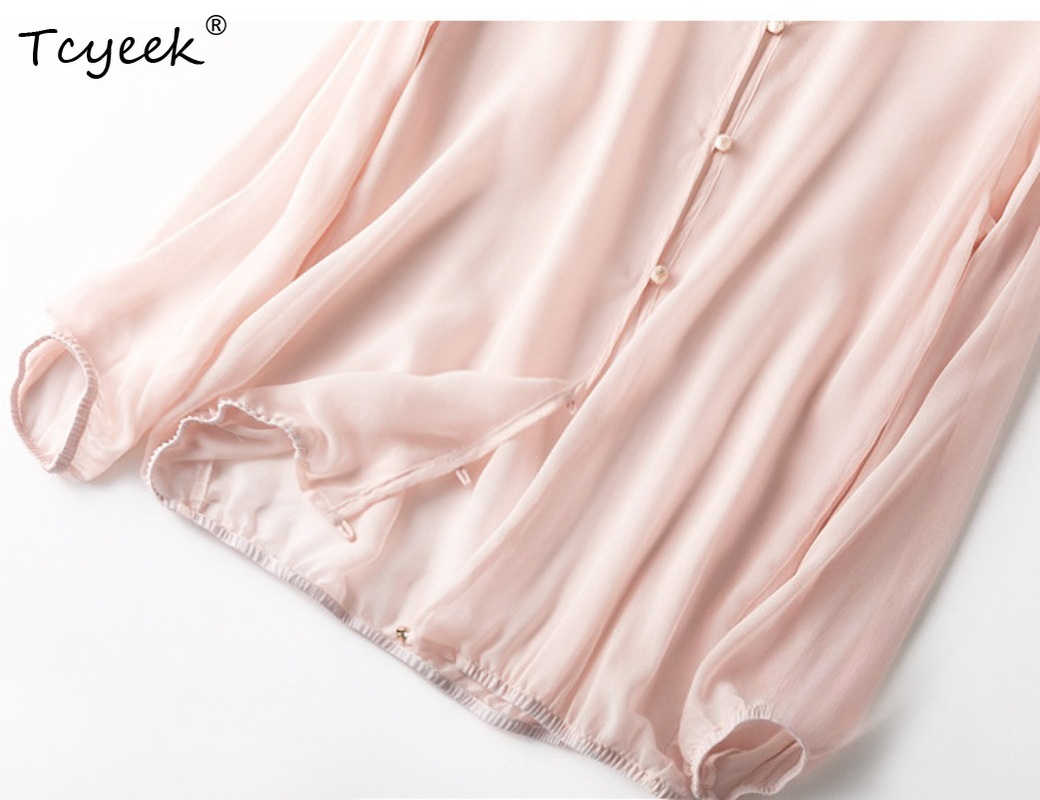 Tcyeek 100% Real Mulberry Silk – Summer Clothing Women recenzja i cena