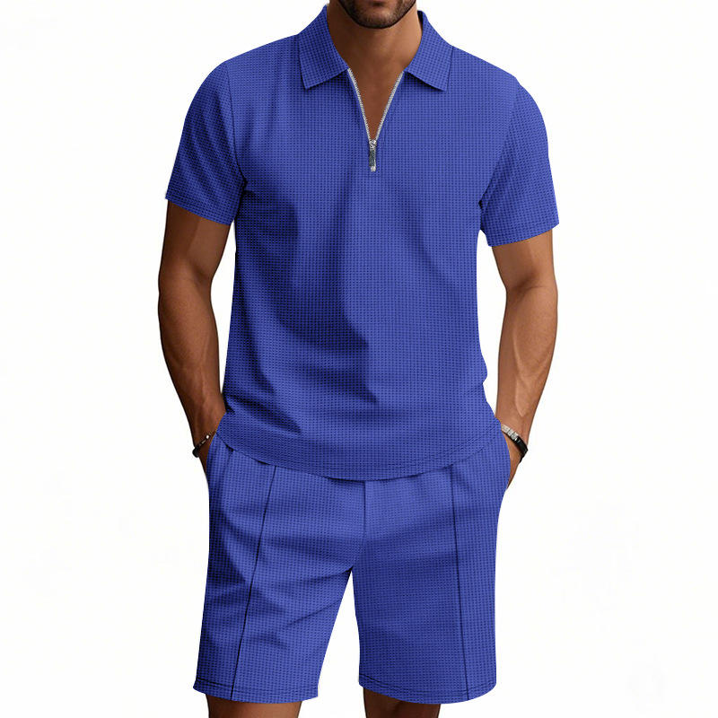 Summer Casual Men's Zipper Sho – Summer Clothing Beach recenzja i cena