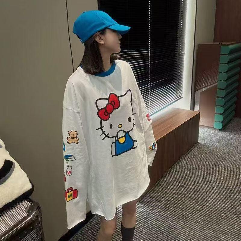 Long-Sleeved Hello Kitty Summe – Summer Clothing Women recenzja i cena