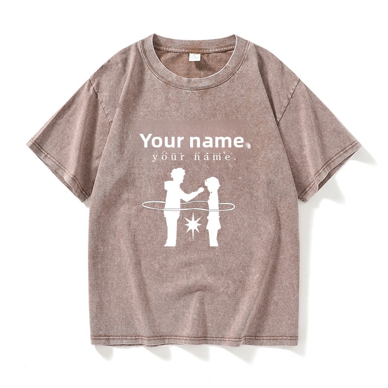 Loose Cotton round Neck Short  – Summer Clothing Name recenzja i cena