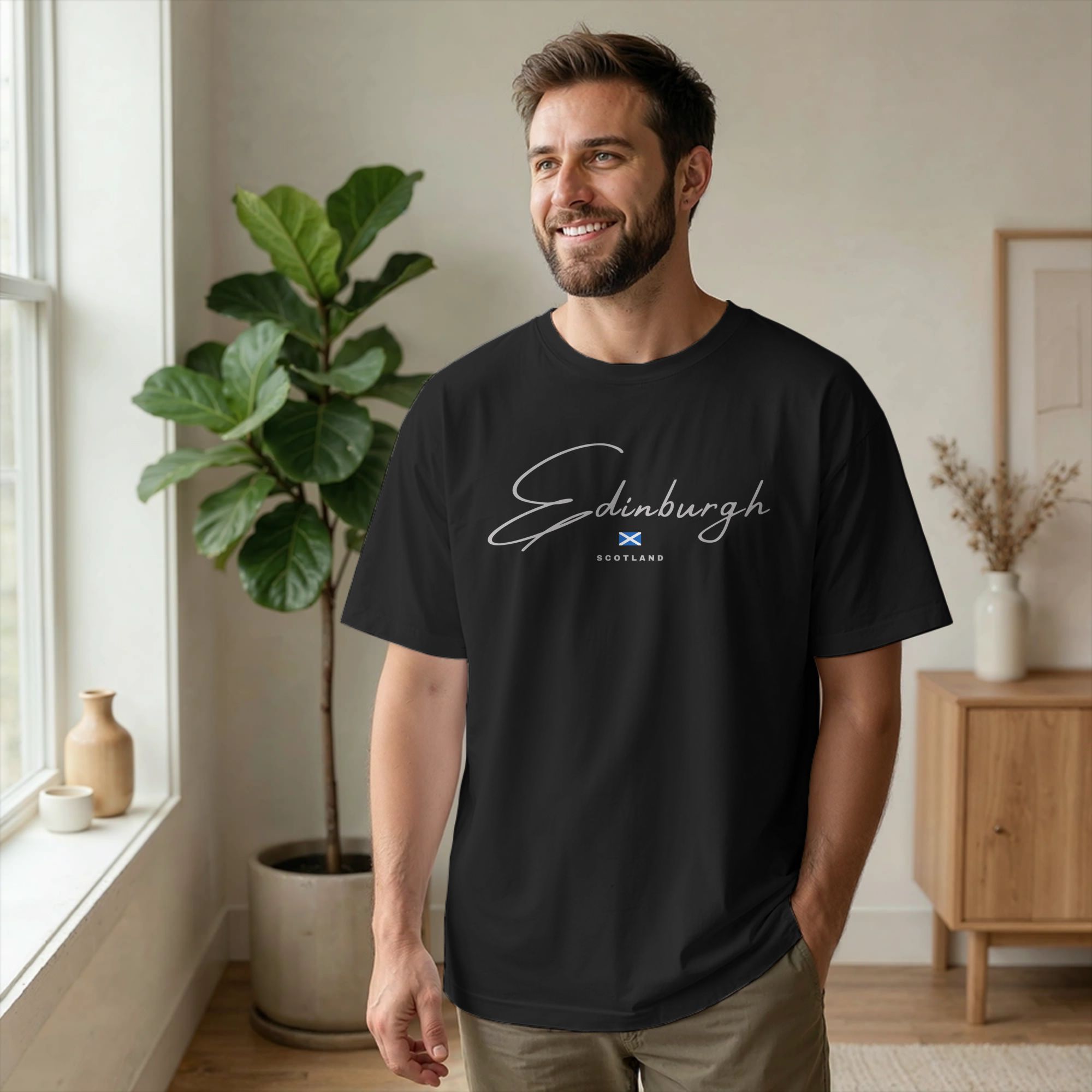 Men T-Shirt Edinburgh Scotland – Summer Clothing Edinburgh recenzja i cena