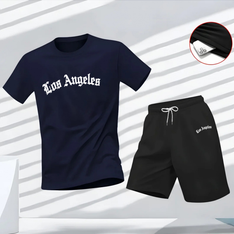 Men's Los Angeles Letter Print – Summer Quotes recenzja i cena