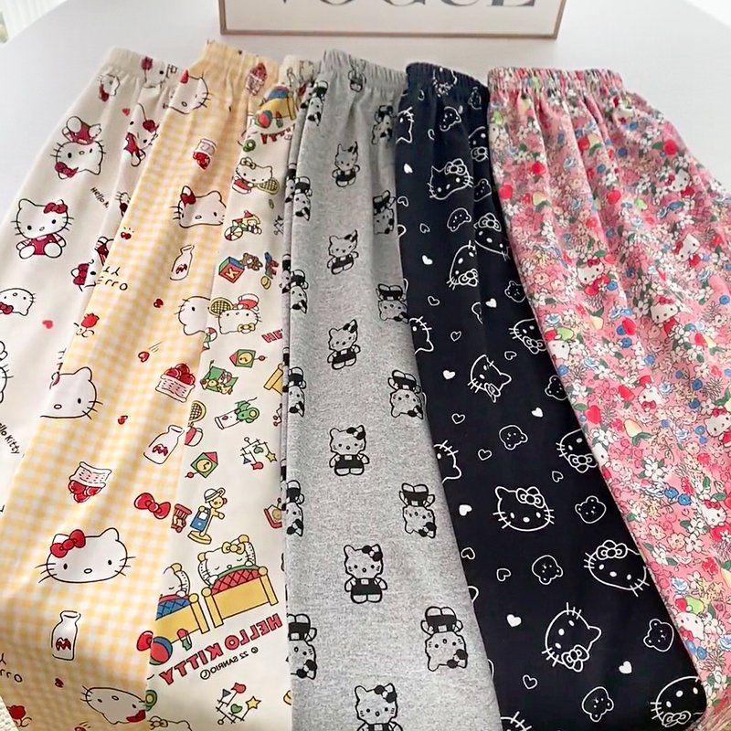 Sanrio Pants Hello Kitty Pajam – Summer Clothing Women recenzja i cena