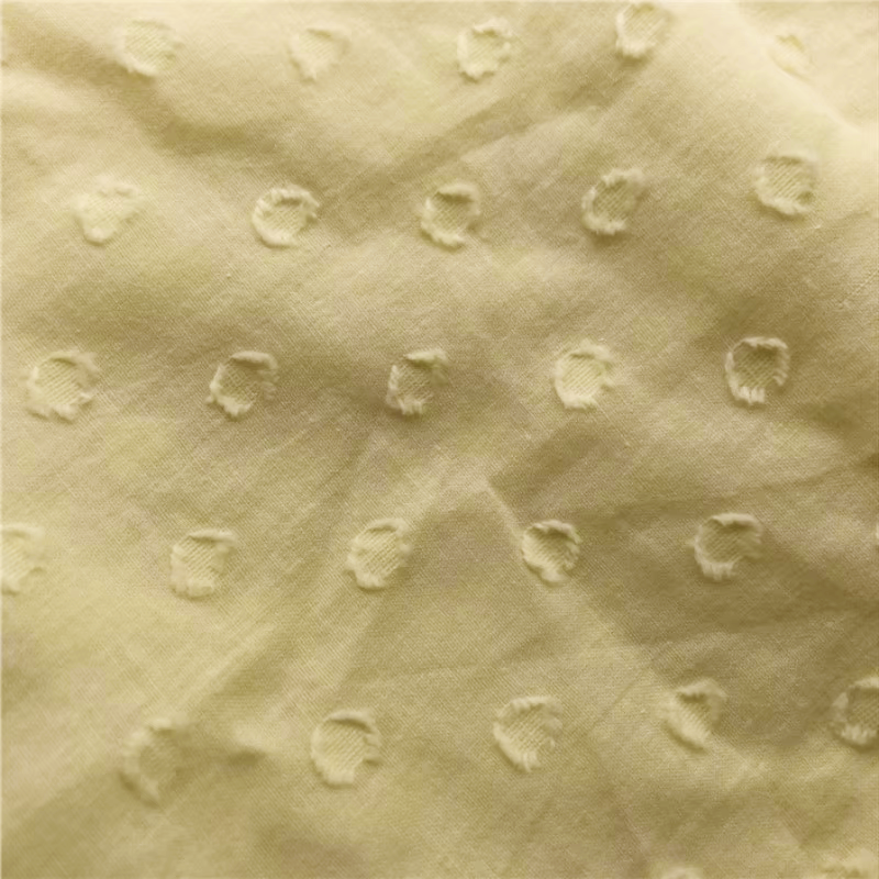 Solid Washed Cotton Polka Dot  – Summer Clothing Material recenzja i cena