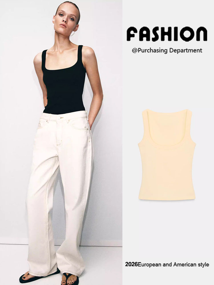Slim Fit Sleeveless round Neck – Summer Clothing Options recenzja i cena