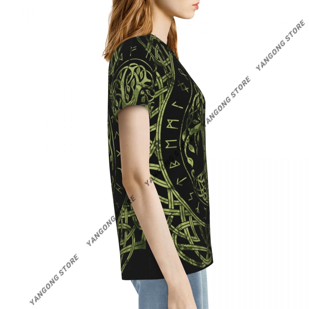 Women's T-shirt Norse Nordic V – Summer Viking Clothing recenzja i cena