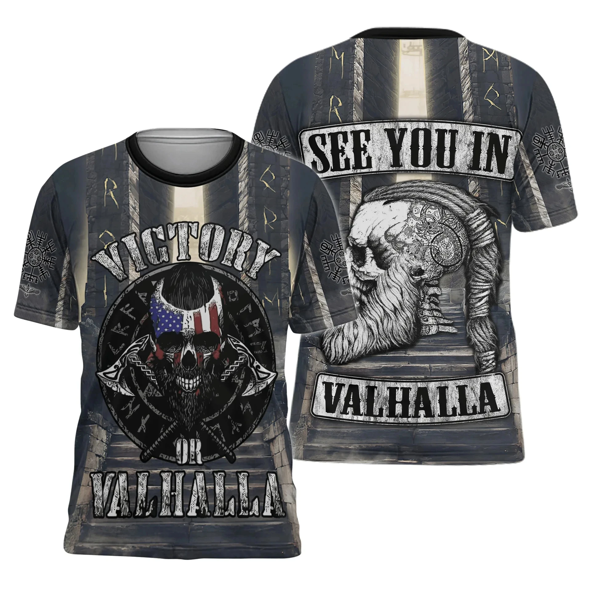 Viking Myth Valhalla Totem T-s – Summer Viking Clothing recenzja i cena