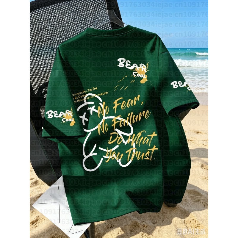 Summer Men's Round Neck Breath – Summer Clothing Gifts recenzja i cena