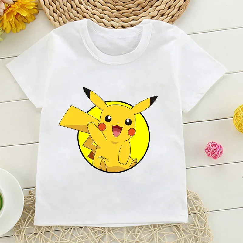 Pikachu Pokemon Cotton T Shirt – Summer Clothing Gifts recenzja i cena