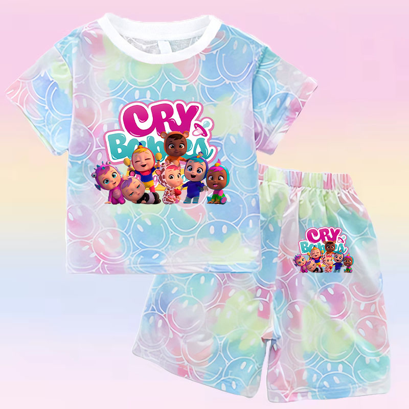 Crying Babies T-shirt Set Chil – Summer Clothing Gifts recenzja i cena
