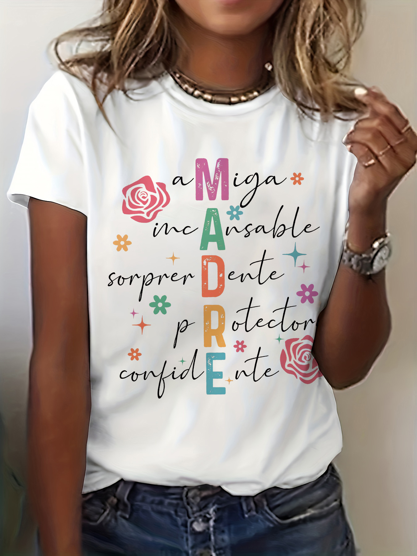Madre Spanish Mother Graphic P – Summer Clothing In Spanish recenzja i cena