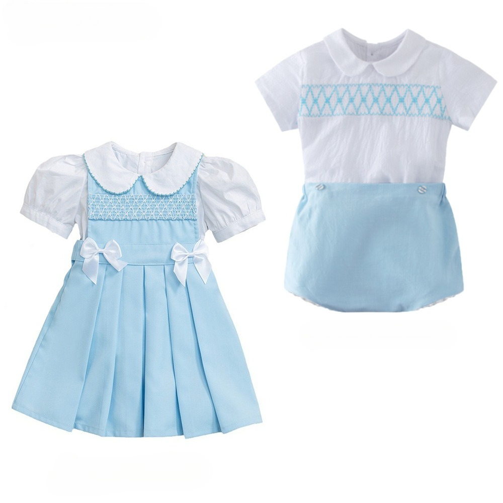 2026 Kids Brother Sister Set S – Summer Clothing In Spanish recenzja i cena